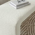 thumbnail image 2 of Modway Simba 60" Boucle Fabric Upholstered Waterfall Long Bench in Ivory, 2 of 9