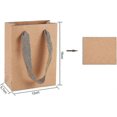 thumbnail image 2 of 10 Pcs Healwe Small Kraft Brown Paper Bag Treat Candy Gift Bag Carrier Bags U, 2 of 5