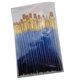 thumbnail image 1 of 50 Pieces Durable Painting Brushes Set with Aluminum Nylon for Artists Students Blue Color, 1 of 4