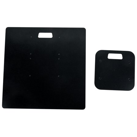 Rockville Top Bottom Black Totem Plates For RTP33-TV (Turn your stand Black)