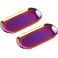 thumbnail image 1 of Bandeja decorativa de acero inoxidable, organizador de cosméticos para platos de joyería, 1 of 5