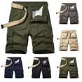 thumbnail image 4 of Pantalones Cortos Para Hombre Pantalones Cargo Casual Bolsillos Con Botones Con Cremallera Recortada Odeerbi ODB157554, 4 of 4