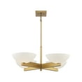 thumbnail image 5 of 4 Light Chandelier In Mid-Century Modern Style-11 Inches Tall And 30 Inches Wide-Warm Brass Finish Savoy House 1-1613-4-322, 5 of 5