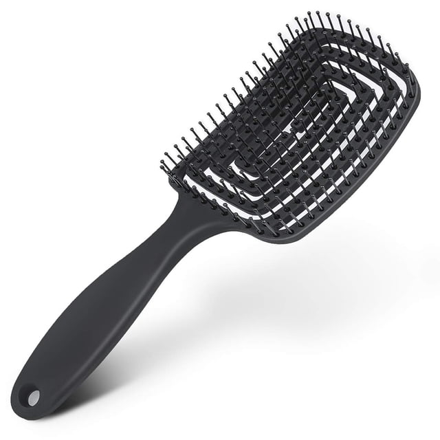Cepillo secador de pelo multifuncional, peine de masaje, peine hueco, peine de masaje antiestático para el cuero cabelludo.