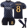 thumbnail image 1 of 2024 Real Madrid Away Kids Football Shirt yz No. 8 KROOS 10-11 Years, 1 of 5