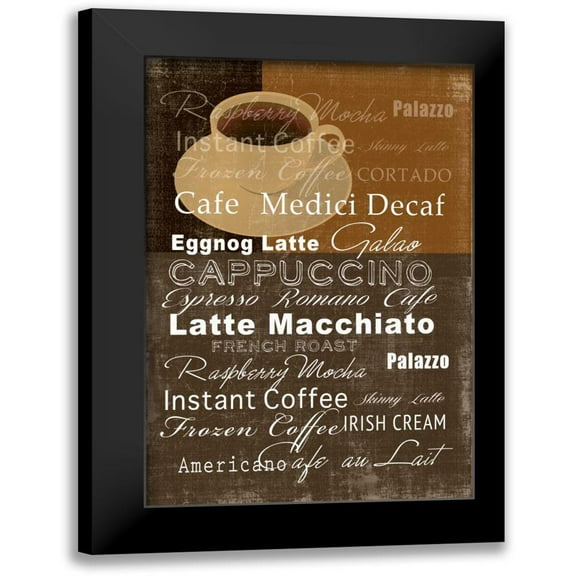 Wilson, Aimee 11x14 Black Modern Framed Museum Art Print Titled - Cafe Collection - Mini