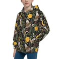 thumbnail image 2 of Naloa Owls And Plants Teenage Zipper Hoodie, Long Sleeve Zip Up Hoodies Casual Jackets Tops for 7-12 Years-, 2 of 6