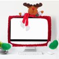 thumbnail image 4 of FONWILYO 1Set Red Cloth Computer Screen Cover for Christmas Theme 25-35 Inch, 4 of 8