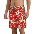 thumbnail image 2 of Naloa Lilies Flowers Men's Beach Shorts, Surfing shorts, Swim trunks, Quick Dry Swim Trunks for Surfing Beach Fun - Medium, 2 of 9