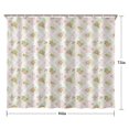 thumbnail image 5 of Pioneer Flower Floral Print Pattern Shower Curtain 84"x72", Bathroom Decorative Shower Curtain Set with 12 Hooks, Waterproof Washable, 5 of 6