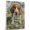 American English Coonhound, variant on Wirehaired Pointing Griffon Dog Stretched Canvas Size 8x12 – Golf Theme Dog Art for Wall, Wirehaired Pointing Griffon Dog Playing Golf Wall Art, Dog Lover Canvas Decor