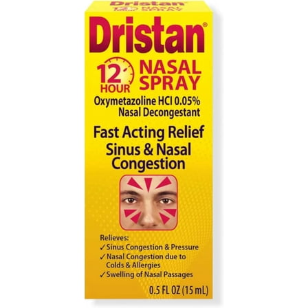 Dristan 12-Hour Nasal Spray, 0.5 Oz (Pack of 3) by