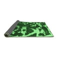 thumbnail image 2 of Ahgly Company Indoor Square Abstract Emerald Green Modern Area Rugs, 7' Square, 2 of 4