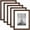 Brown, variant on 24x36 Picture Frame Set of 5, Display Pictures 20x30 with Mat or 24x36 Without, Wall Gallery Photo Frames, Black