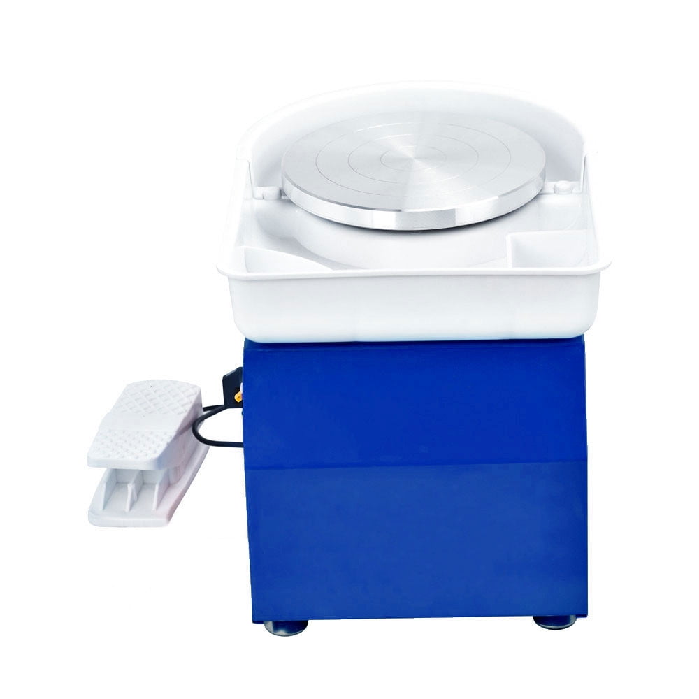 350W Brushless Electric Pottery Wheel Machine Mini Pottery Wheel Ceramic Shaping Tool Washable Basin with Pedal ,Power Tools