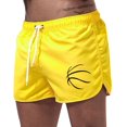 thumbnail image 1 of Shorts de Bain Homme Printemps Été Shorts de Plage Surf Homme Jaune TG, 1 of 3