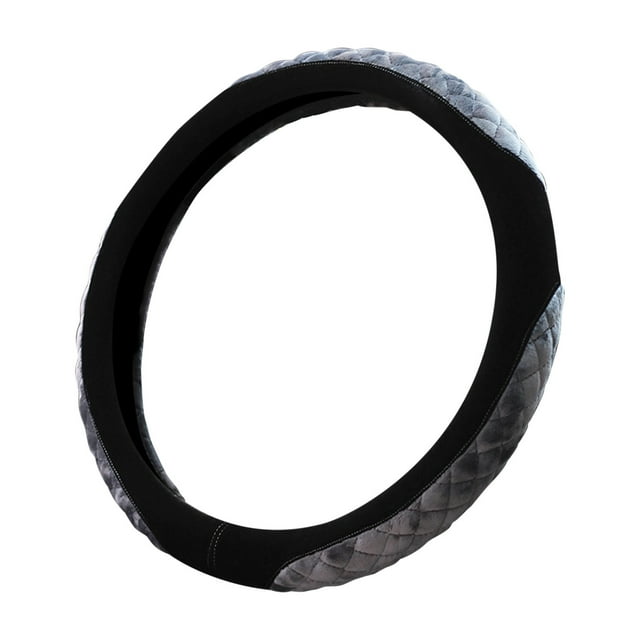 Steering Wheel Cover, Steering Wheel Cover Crystal Velvet Flat Bottom Round Universal Handlebar Cover