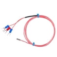 thumbnail image 2 of Waterproof Temperature Sensor, 3 Wires Temperature Sensor PT100 K Type Thermistor Temperature Probe 3 X 10mm 50 To +300, Tools, 2 of 8