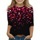 thumbnail image 2 of Blusas y camisas de manga larga con cuello redondo y estampado infantil, manga 3/4/cuello redondo tres cuartos, camisa y top para niños, top de poliéster para niños, 2 of 5