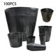 thumbnail image 1 of Maceta de plástico de 100 Uds., Maceta de jardín para el hogar, invernadero, planta de vivero, plantación de flores, maceta para cultivo de plántulas, 11,5x10,5 cm sidaley HA6225-07, 1 of 6