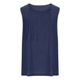 thumbnail image 5 of Fanxing Ladies Tank Tops Cotton Linen S Sleeveless Tunic Tops for Curvy Women S-5XL, 5 of 6