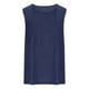 thumbnail image 4 of Vestidos Casuales Para Mujer, Blusas De Mujer De Moda Blusa holgada de verano para mujer, de imitación de lino, sin mangas, plisada y con cuello redondo, 4 of 5