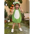 thumbnail image 4 of RUINIXCW Toddler Baby Frog Sleeveless Halloween Hooded Tops, 4 of 8