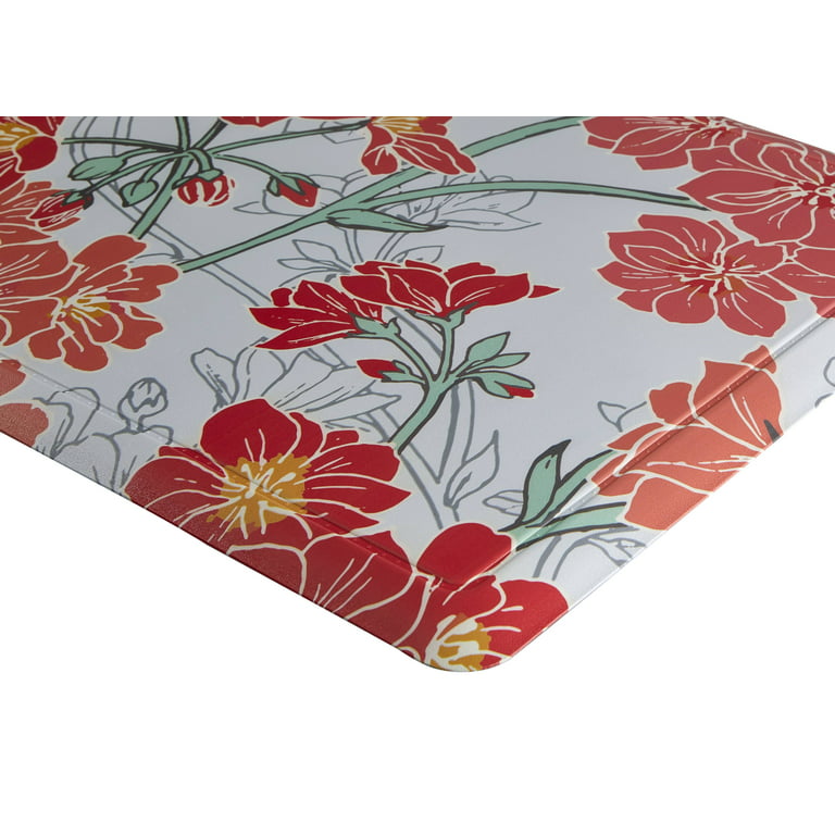 Anti Slip Kitchen Floor Mat, Half Round (Red, 27.8 x 17 in) – Farmlyn Creek