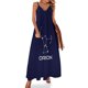 thumbnail image 1 of Vestido sin mangas de la constelación de Orión, elegante vestido de fiesta para mujer, ropa de verano , vestido de cumpleaños para mujer, 1 of 7