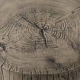 thumbnail image 4 of COSIEST Gray Faux Wood Tree-Trunk Stool, Painted Concrete End Table, 4 of 9