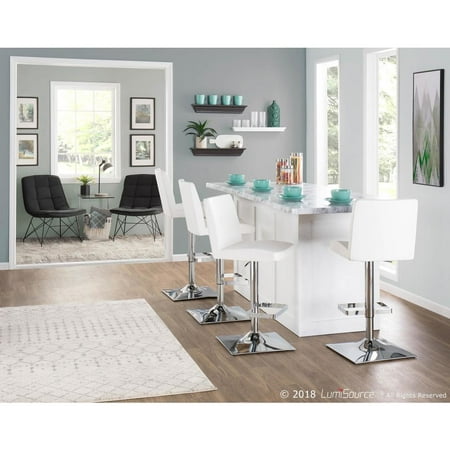 LumiSource - Zenn Glass End Table - Clear