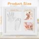 thumbnail image 3 of Baby Handprint And Footprint, Baby Wooden Picture Frame With Plaster Cast, Hand And Foot Plaster Cas, 3 of 5