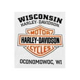 thumbnail image 2 of Harley-Davidson Men's Orange Elongated Bar & Shield White T-Shirt 30291967 (2XL), Harley Davidson, 2 of 2