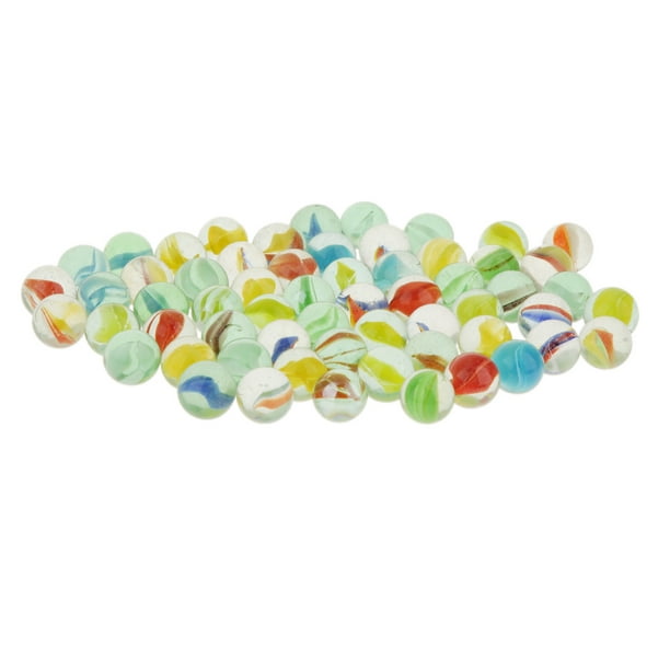 100 Unids De Color De Bolas Juguetes Fiesta Bolsa De Relleno Multicolor Sunnimix Canicas de vidrio