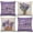 03-lavender, variant on Summer Pillow Covers 12x20 Set of 4 Daisy Throw Pillow Covers Hello Sunshine Pillow Covers Cushion Covers Square Cotton Linen Pillow Cases for Couch Sofa Patio Outdoor Home Decorations 1220 Inch-5
