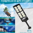 thumbnail image 3 of Lámparas Luz Solar Exterior Jardín Luminaria Led Solar 2200w, 3 of 4