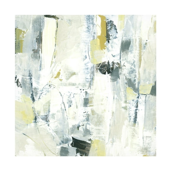 Trademark Fine Art June Erica Vess Citron Graffiti I Canvas Wall Art