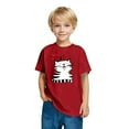thumbnail image 3 of RXIRUCGD 2025 Vêtements d'Été pour Enfants T-shirt Imprimé Mode Mignon Col Rond Manches Courtes, 3 of 5