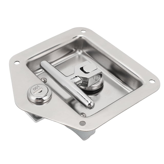 T Handle Tool Box Box Box Latch, Hool Toolbox Handle Soly Soly Hold de 4.9 x 4.7 Pulgadas para Vehículos de Camiones Caravan