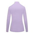 thumbnail image 5 of M&M SCRUBS Women's Long Sleeve Turtle-Neck T-Shirt Under Scrub (Lavender, Medium), 5 of 5