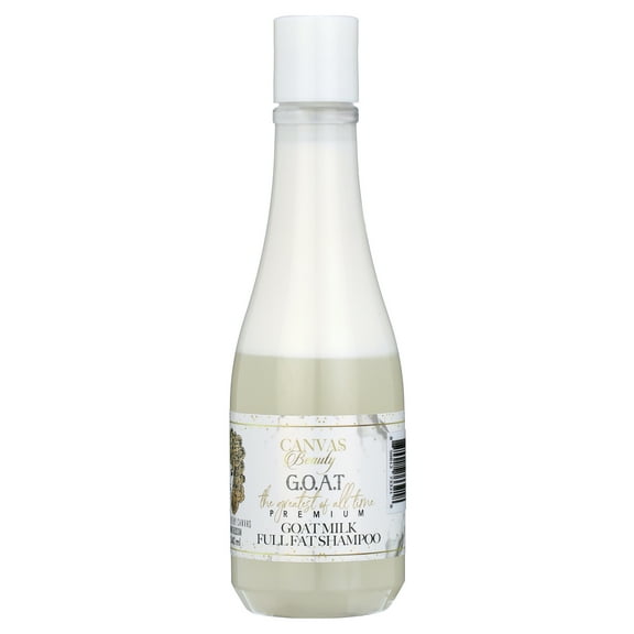 Canvas Beauty Goat Milk Full Fat Shampoo 8 fl. oz., All Hair Types, Moisturizing, Unisex