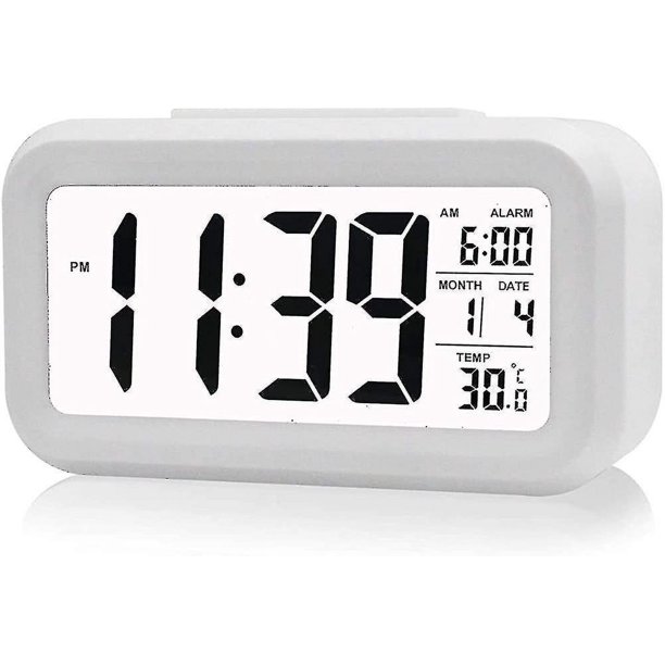 Despertador LCD, repetición inteligente del despertador digital, despertador de viaje