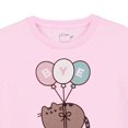 thumbnail image 4 of Pusheen Girls Bye Balloons Short-Sleeved T-Shirt, 4 of 5
