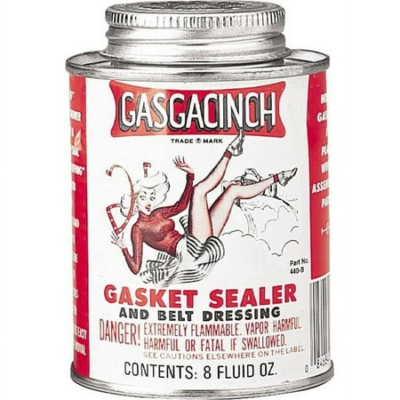 Gasgacinch 440-B Gasket Sealer and Belt Dressing, 8 oz