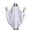 White, variant on Ruyang Kids Ghost Cape Mantle Boys Girls Halloween Clothes Cute Party Dress Up Outfits White Cloak Age 1 to 9 Years