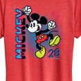 thumbnail image 3 of Disney - Mickey Press Start - Women's Short Sleeve Graphic T-Shirt, 3 of 5