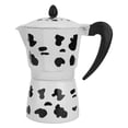 thumbnail image 1 of Aluminium Coffee Pot Kettle Coffee Maker Moka Pot for Home Coffee Shop Use Milk Cow Color, 1 of 8