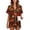 Orange, variant on JULMCOMO Halloween Pajamas for Women Skull Print Holiday Costume Set Pj Sets Cute Printed Collared Button Down Shirts Red S