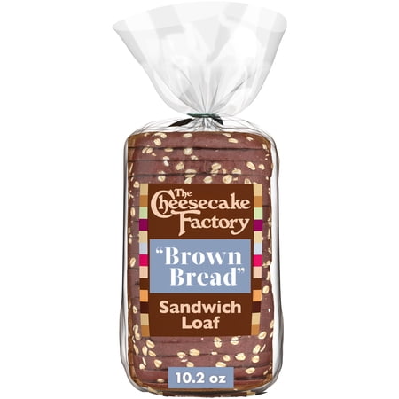 The Cheesecake Factory At Home Famous Brown Bread Sweet Wheat Sandwich Loaf 18.7 oz Kosher Rye Bread Bag