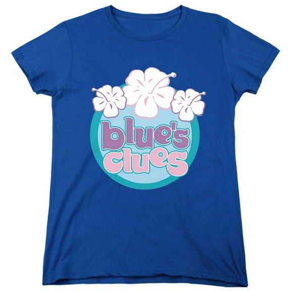 Blue's Clues (Classic) Hawaiian Flowers Women's T Shirt